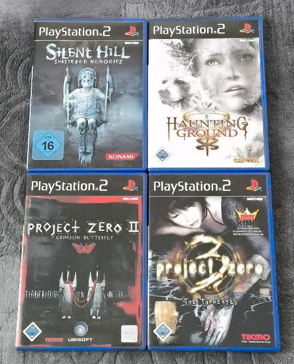 Silent Hill Haunting Ground Project Zero II 2 3 Playstation 2 PS2 in Sankt Augustin