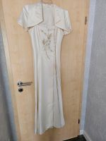 Kleid Größe 36 Stickerei Bolero Creme festlich Hochzeitskleid Brandenburg - Spreenhagen Vorschau