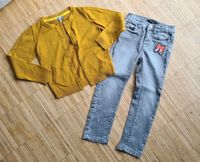 Paket Jette Jeans grau jbc Strickjacke senfgelb Gr. 116 Wuppertal - Barmen Vorschau