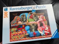Ravensburger Puzzle 500 Teile 3Katzen in Wolle Neuwertig Berlin - Köpenick Vorschau
