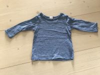 Shirt langarm blau-weiß Größe 68/74 von H&M Niedersachsen - Weyhe Vorschau