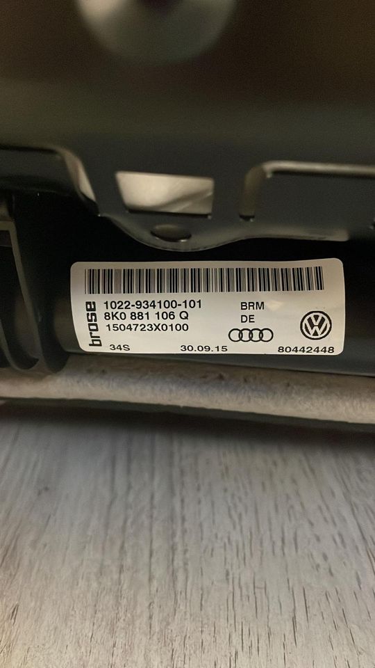 8K0881106Q Audi A5 8T Sportback LEDER Beifahrersitz Sitz in Hannover