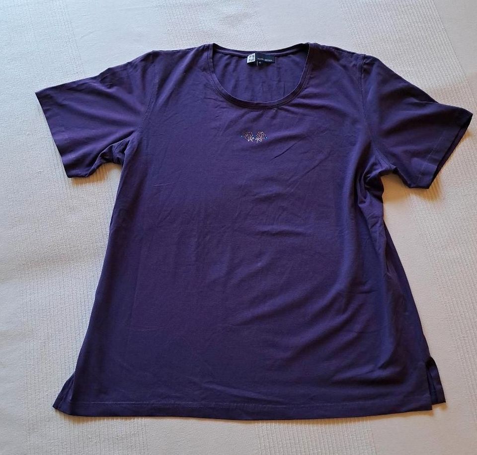 Kombi-Bluse/Shirt,NEU,lila/rose,Gr.46 in Taucha