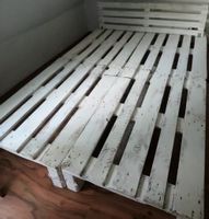 Palettenbett - Bett - Shabby chic weiss - 160 x 240 cm Niedersachsen - Zeven Vorschau
