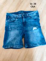 kurze Jeanshose Größe 38 von C&A Niedersachsen - Uelzen Vorschau