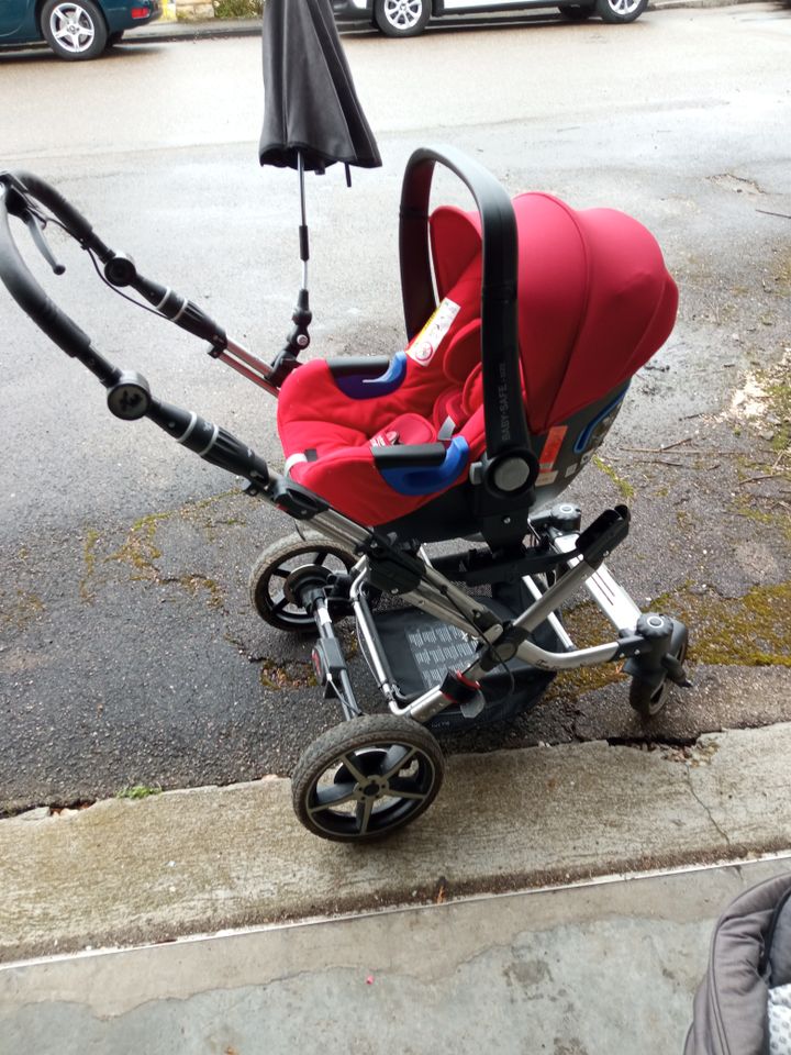 Kinderwagen Hartan Topline S mit Adapter für Cybex Babyschale in Geislingen an der Steige