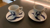 2 Nespresso-Espressotassen incl. Unterteller , weiß-blau Hamburg-Nord - Hamburg Langenhorn Vorschau