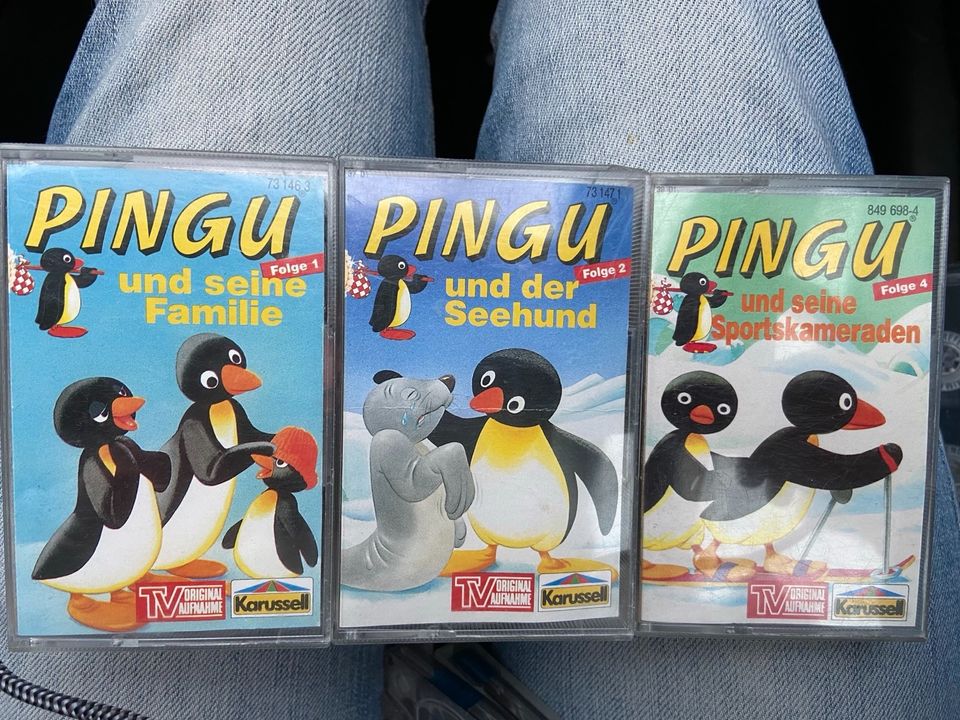 3 Stück Pingu Hörspielkassetten 1990 in Frauenstein