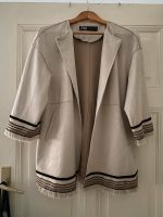 Zara Neu Damen Jacke Jacket Wildleder Optik M Beige Boho Sommer Berlin - Steglitz Vorschau