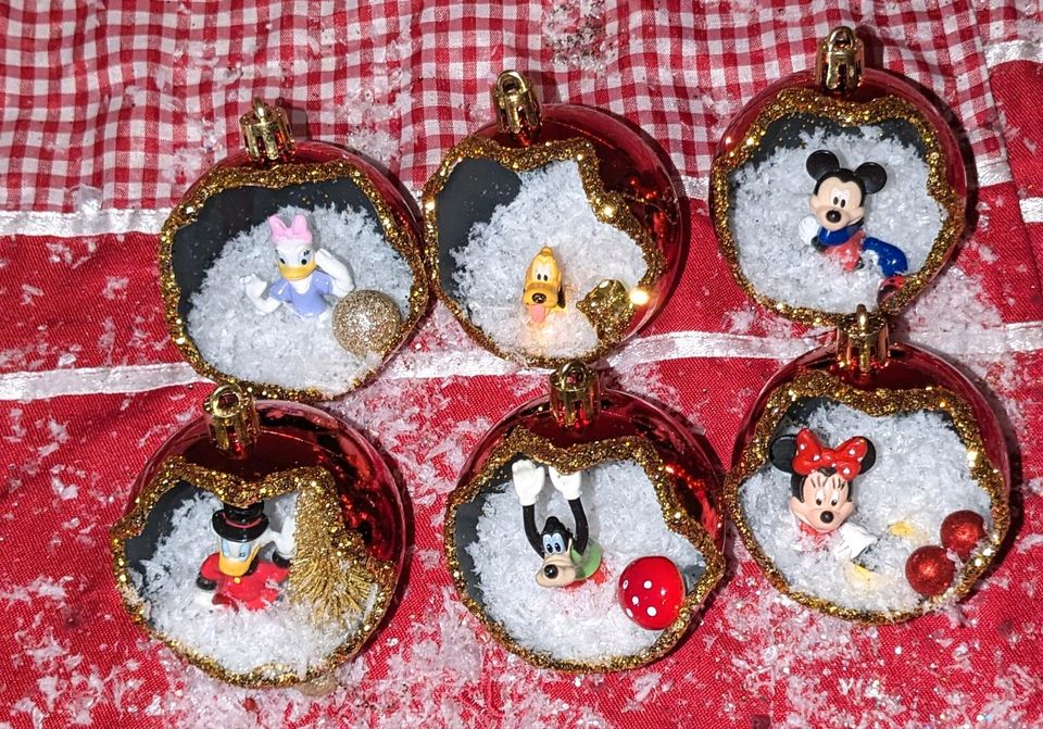 Weihnachtskugeln mit Disney Figuren, neu, Weihnachten in Rosenbach