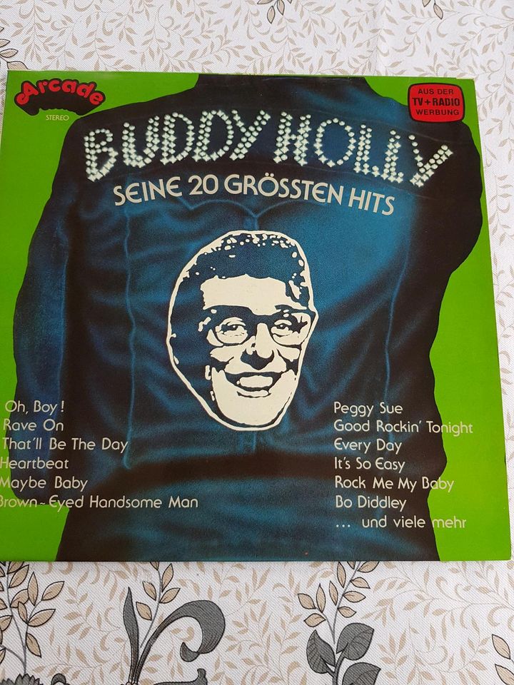 LP Buddy Holly seine 20 grössten Hits Vinyl Schallplatte in Groß Vollstedt