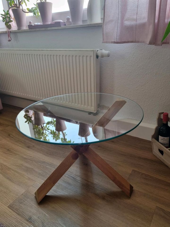 Holzglastisch von Jysk in Gera
