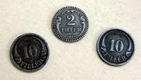 3 alte Münzen Ungarn: 2 Filler, 2 x 10 Filler, 1940/1942 Brandenburg - Havelaue Vorschau