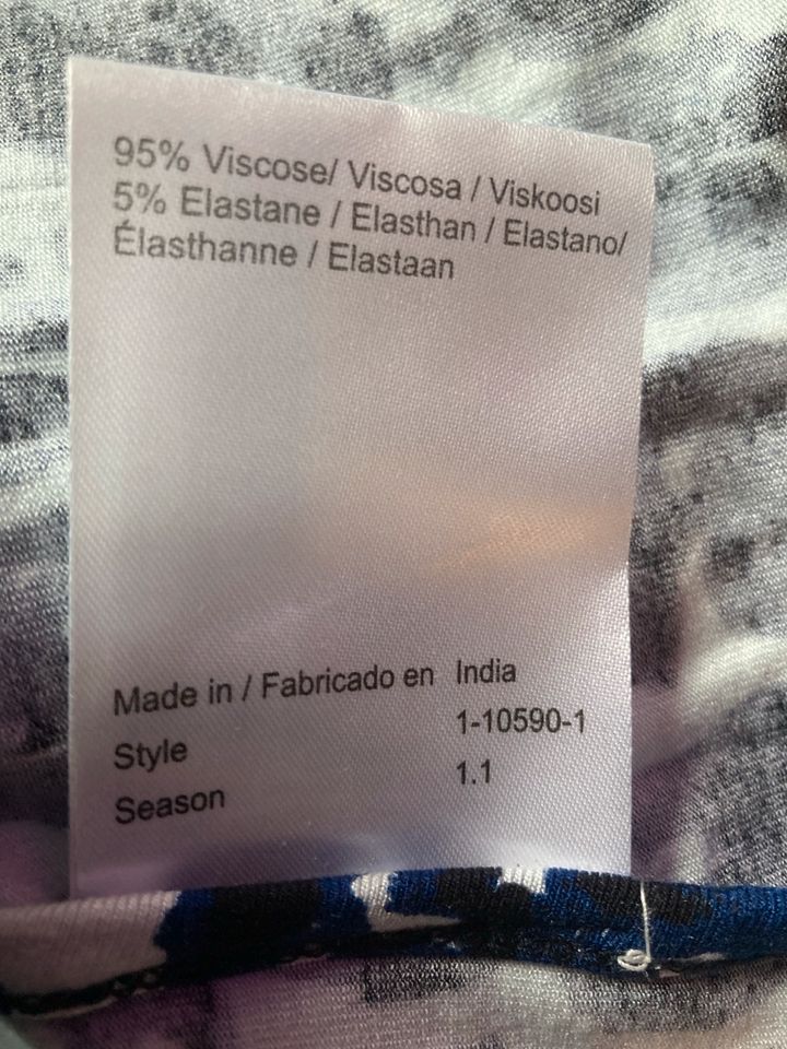 Noa Noa Wickelkleid blau schwarz weiss Gr. XS in Freiburg im Breisgau