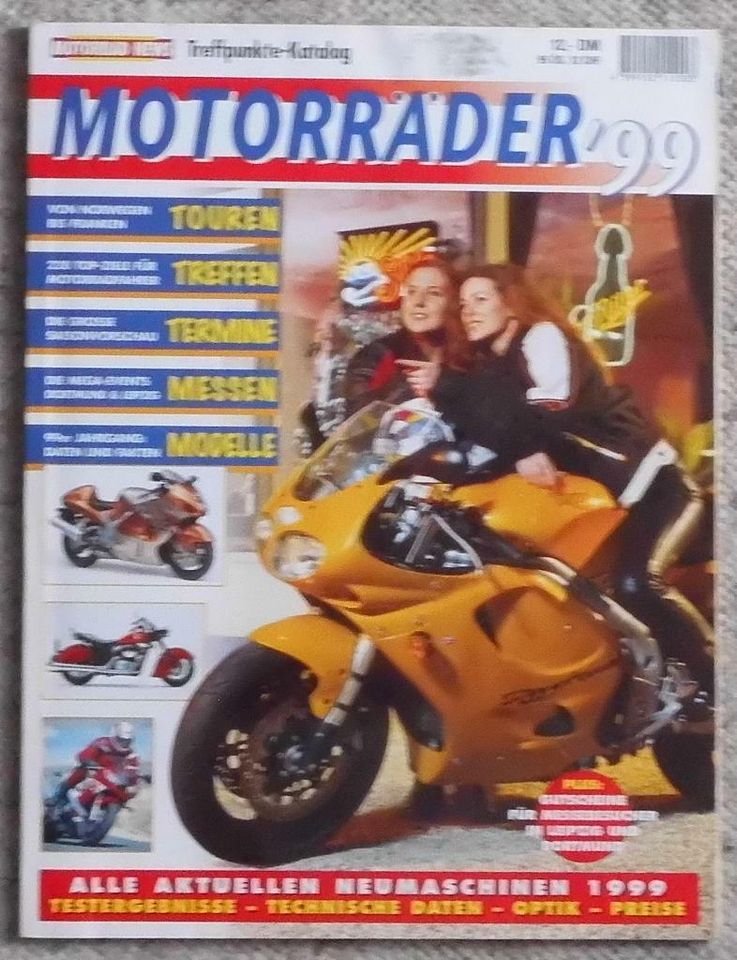 Motorrad-  Prospekte aus den 80er & 90er Jahren in Reichenbach (Vogtland)