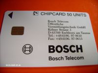 BOSCH TELEKOM TELECOM 50 Einheiten Testversion f. USA, selten Nordrhein-Westfalen - Porta Westfalica Vorschau