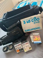 Grundig Videokamera S VS C80 mit Zubehör und Hama Tasche Hessen - Waldsolms Vorschau