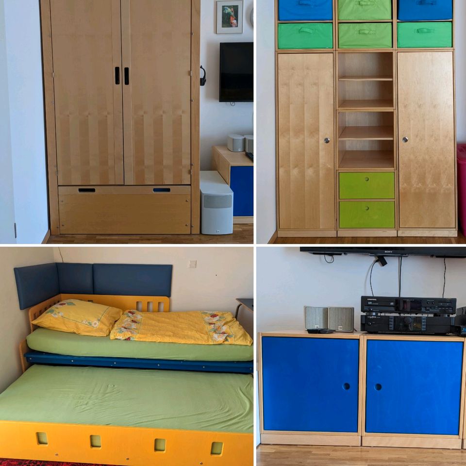 Kinderzimmer Möbel Vollholz JAKO-O in Regensburg