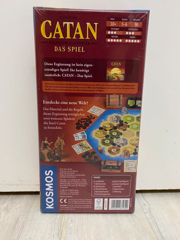 Catan Basisspiel Ergänzung 5-6 Spieler - NEU in Gummersbach