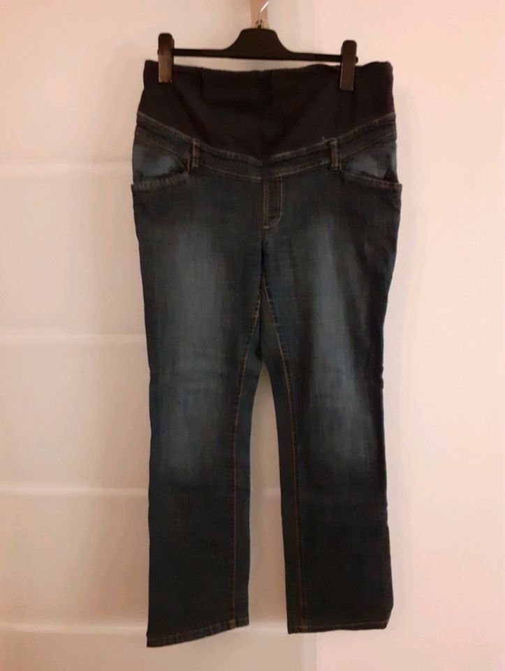 Hose Jeans jeanshose umstandsmode Schwangerschaft gr.42 in Geseke