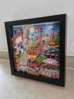 Charles Fazzino "THE AMUSEMENT PARK!" 3D Bild mit Glitzer Pop Art Rheinland-Pfalz - Scheuerfeld Vorschau