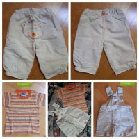 NEU 3 teiliges Set mit kurzer Latzhose, Shirt, Hose; Gr. 68 Brandenburg - Cottbus Vorschau