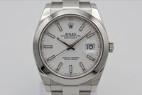 Rolex Datejust 41 2021 Fullset weiss index Oyster 126300 Hamburg-Mitte - HafenCity Vorschau