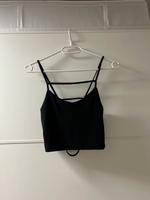 Forever21 - Crop top in schwarz mit Details am Rücken Hessen - Hünfeld Vorschau