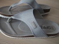 Flip Flops  Esprit     neuwertig  silber   Gr 40 Baden-Württemberg - Buchen (Odenwald) Vorschau