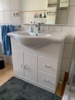 Waschtisch, Waschbecken mit Unterschrank weiß Sachsen-Anhalt - Magdeburg Vorschau