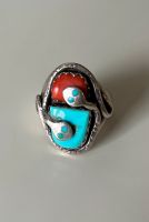 Navajo Schmuck Effie C Zuni Ring Sterling Silber Nordrhein-Westfalen - Velbert Vorschau