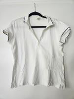 Poloshirt H&M L 40 weiß dunkelblau blau Streifen Shirt T-Shirt Berlin - Dahlem Vorschau
