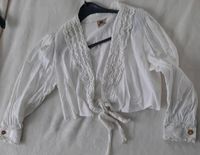 Folklore Wickelbluse Rüschen weiss Tracht Gr. 44 Bayern - Olching Vorschau