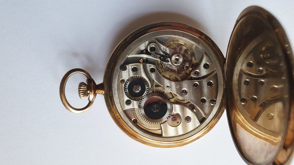 Goldtaschenuhr „Chronometre Brüder Zirner“ - K u K Hofjuwelier Wi in München