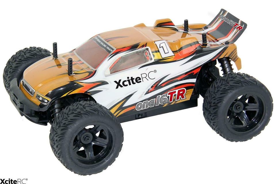 Ferngesteuertes RC Auto - XciteRC Truggy one16 B - 4WD RTR rot in Göppingen