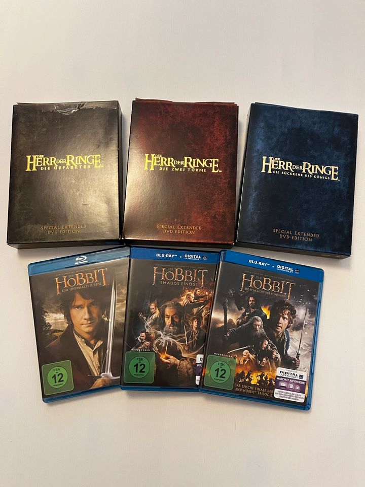 Herr der Ringe Collectors Edition 1-3 und Der Hobbit Blu Rays 1-3 in  Sachsen-Anhalt - Halle | eBay Kleinanzeigen ist jetzt Kleinanzeigen