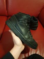 Jordan Retro 1 Mid EU42.5 US9 Schwarz all Black Basketball Schuhe Saarland - Merzig Vorschau