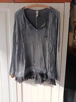 Tredy Bluse Farbe grau Gr 42 Hessen - Alsbach-Hähnlein Vorschau