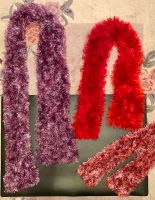 Super flauschige selbst gestrickte Schals in lila / violett / rot Thüringen - Schimberg Vorschau