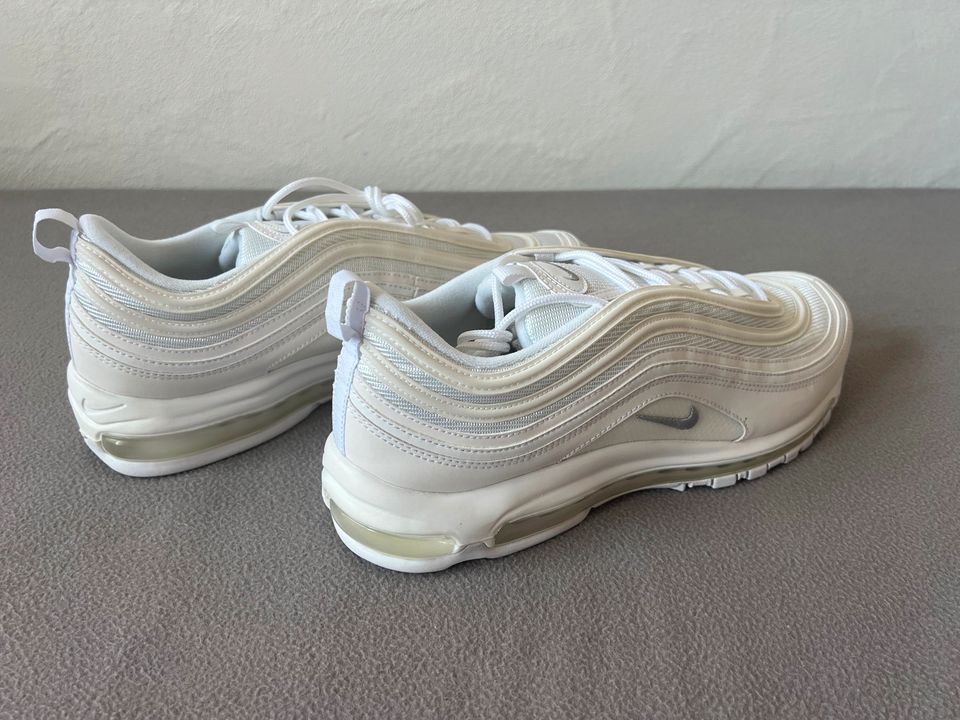 NIKE AIR MAX 97 SNEAKER, GR. EUR 48,5 / US 14 , WEISS , NEU! in Groß-Zimmern