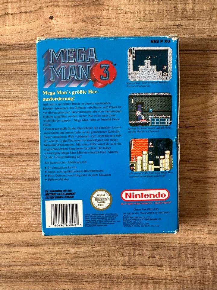 NES Mega Man 3 OVP Nintendo mit Anleitung super in Ludwigshafen