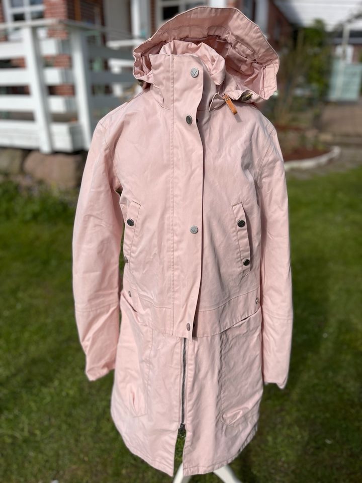 Wie neu Finside Sinnika Parka Mantel Allwetter XS/S 34/36 Rosé in Salzhausen