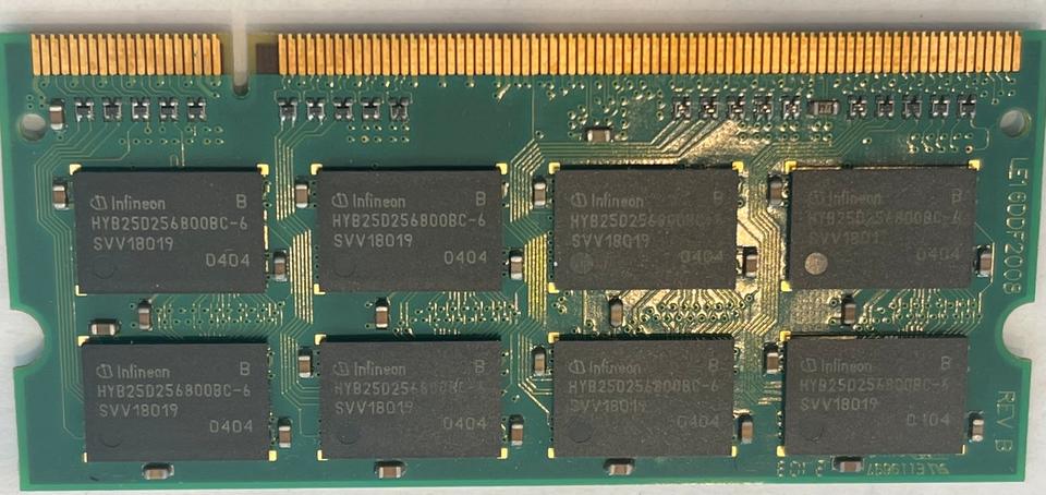 Sodimm Infineon  512MB 64x64 PC2700 CL 2.5 DDR in Mülheim (Ruhr)