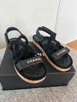 Orig. CHANEL Dad Sandalen 41/42 mit Karton & Schleife Düsseldorf - Oberkassel Vorschau