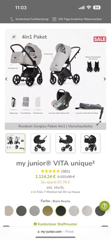 My Junior® VITA unique 2  4 in 1 in Neuenkirchen - Merzen