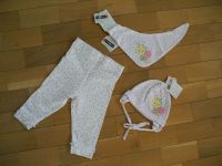 ergee Set rosa Blümchen Leggings, Mützchen,Halstuch - NEU Etikett Hessen - Witzenhausen Vorschau