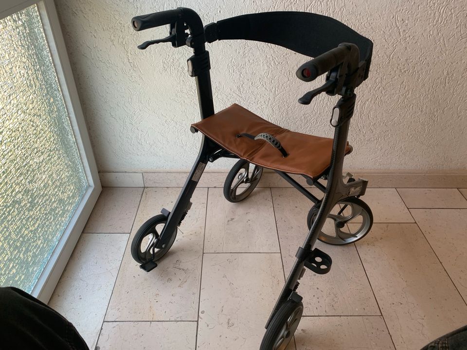 Travixx Carbon Rollator Leder sehr leicht Gehhilfe medipoint 599€ in Hilden