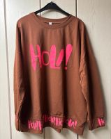 Sweater Sweatshirt HOLA ! Oversize Braun Neon Pink Nordrhein-Westfalen - Rheinberg Vorschau