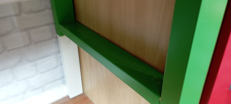 Ikea Schreibtisch Pahl grün weiß höhenverstellbar gebraucht in Wadern