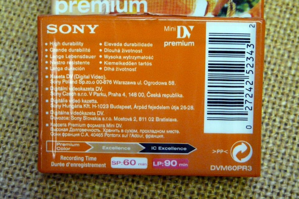 Sony Mini DV Kassette premium DVM60PR3 in Wilhermsdorf
